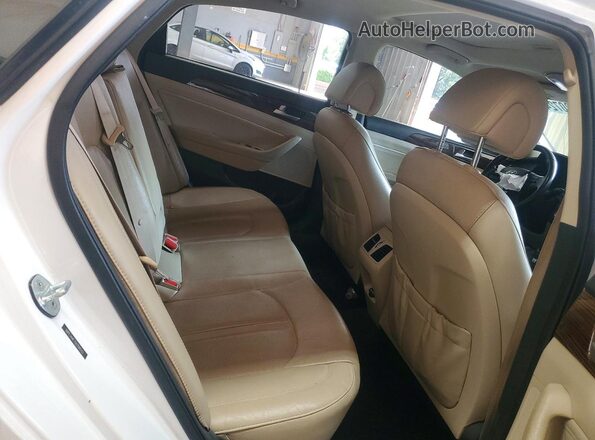 5NPE34AF7GH298552 2016 HYUNDAI SONATA Белый Вид задних сидений