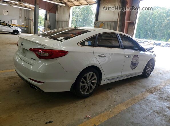 5NPE34AF7GH298552 2016 HYUNDAI SONATA Белый Задняя правая четверть