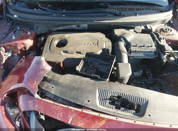 5NPE34AF7GH330447 2016 HYUNDAI SONATA Красный Вид сзади