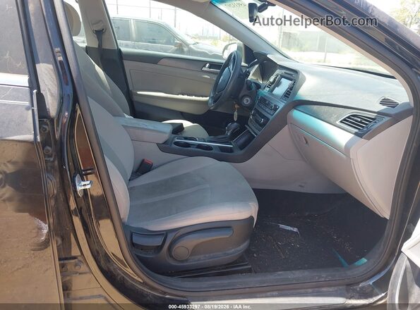 5NPE34AF7GH357311 2016 HYUNDAI SONATA Black Սալոնի դիմացի տեսք