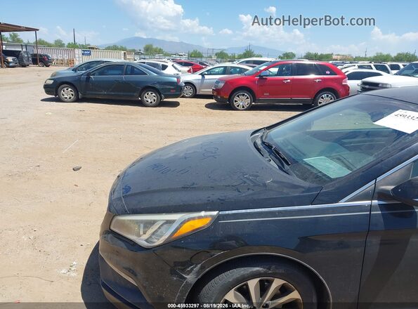 5NPE34AF7GH357311 2016 HYUNDAI SONATA Black Առջևի վահանակի տեսք