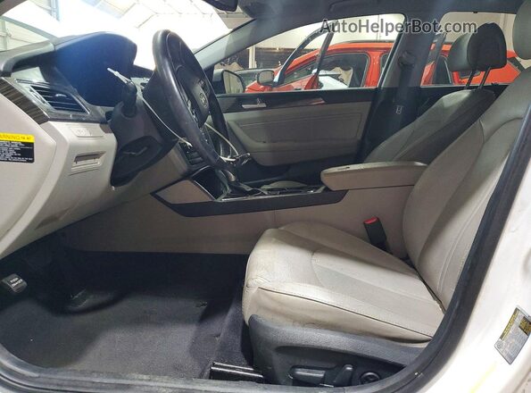 5NPE34AF7GH427647 2016 HYUNDAI SONATA White Widok wnętrza z przodu