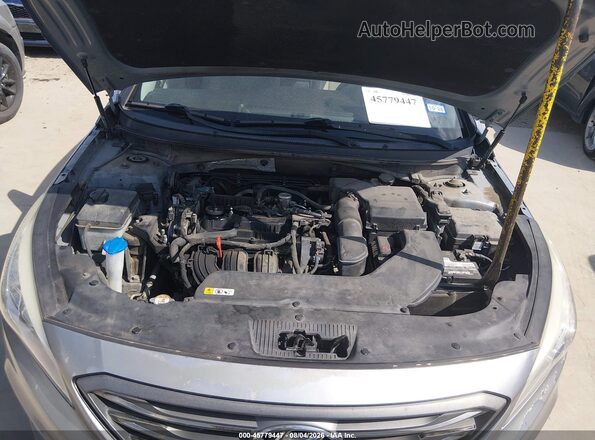 5NPE34AF7HH458950 2017 HYUNDAI SONATA Gray Widok z tyłu
