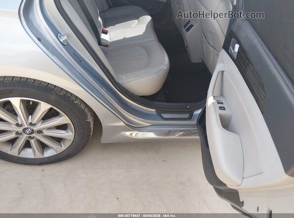 5NPE34AF7HH458950 2017 HYUNDAI SONATA Gray Widok naklejki z numerem VIN