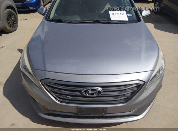 5NPE34AF7HH458950 2017 HYUNDAI SONATA Gray Widok zestawu wskaźników