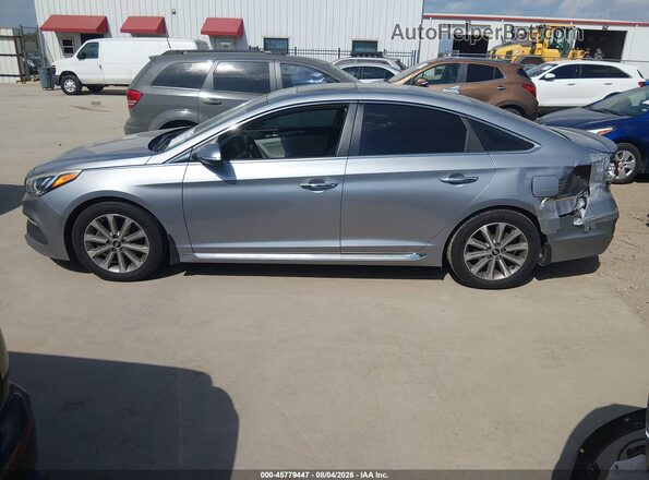 5NPE34AF7HH458950 2017 HYUNDAI SONATA Gray Widok wnętrza 360 stopni