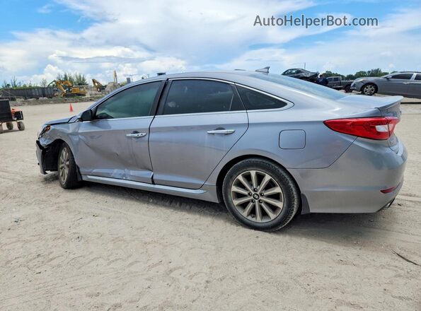 5NPE34AF7HH516930 2017 HYUNDAI SONATA Серебряный Задняя левая четверть