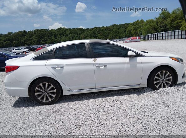5NPE34AF7HH522548 2017 HYUNDAI SONATA White Vista interior trasera