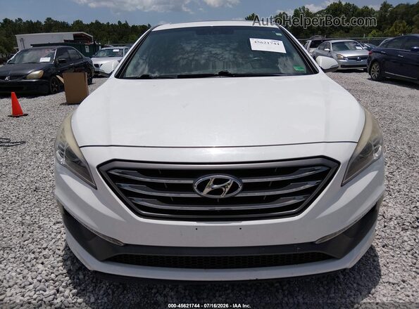 5NPE34AF7HH522548 2017 HYUNDAI SONATA White Vista del cuadro de instrumentos