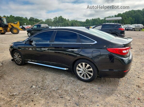 5NPE34AF7HH534912 2017 HYUNDAI SONATA Black Հետևի ձախ