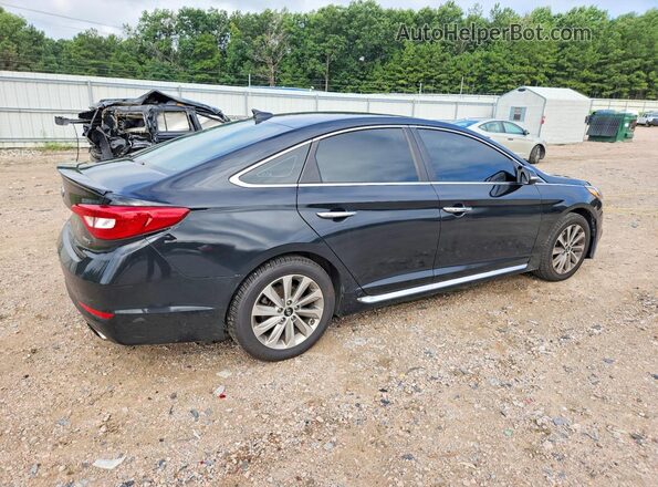 5NPE34AF7HH534912 2017 HYUNDAI SONATA Black Հետևի աջ
