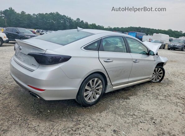5NPE34AF7HH542833 2017 HYUNDAI SONATA Silver Tył prawy