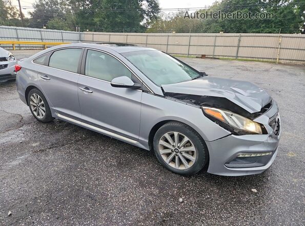 5NPE34AF7HH548552 2017 HYUNDAI SONATA Серебряный Передняя правая четверть