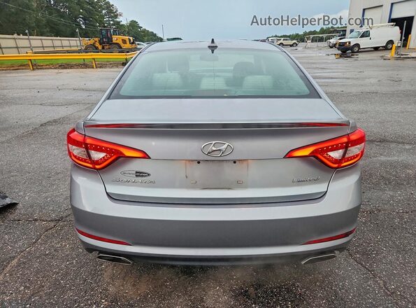 5NPE34AF7HH548552 2017 HYUNDAI SONATA Серебряный Вид сзади