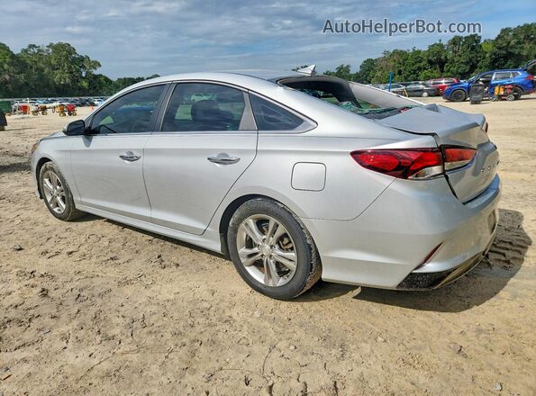 5NPE34AF7JH597658 2018 HYUNDAI SONATA Silver Front right
