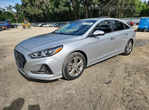 5NPE34AF7JH597658 2018 HYUNDAI SONATA Silver Rear left