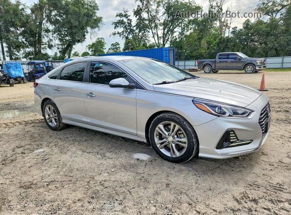 5NPE34AF7JH597658 2018 HYUNDAI SONATA Silver Dashboard view