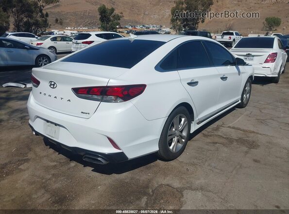 5NPE34AF7JH632117 2018 HYUNDAI SONATA White Tył prawy