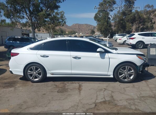 5NPE34AF7JH632117 2018 HYUNDAI SONATA White Widok wnętrza 360 stopni