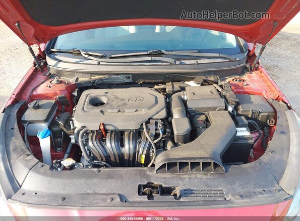 5NPE34AF7JH640864 2018 HYUNDAI SONATA Red Vista trasera