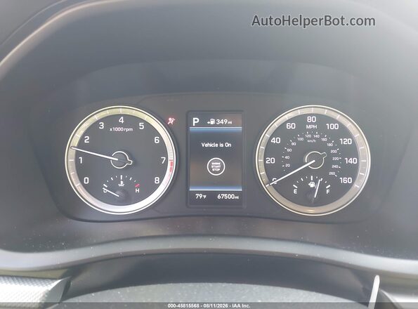 5NPE34AF7JH640864 2018 HYUNDAI SONATA Red Vista de los asientos traseros