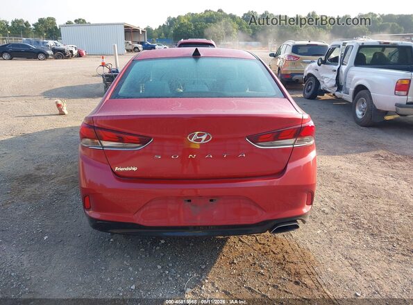 5NPE34AF7JH640864 2018 HYUNDAI SONATA Red 