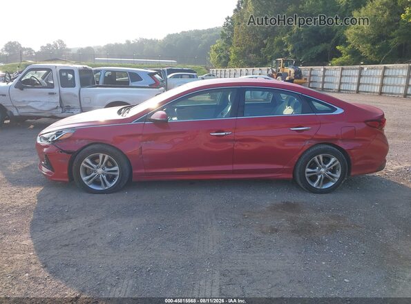 5NPE34AF7JH640864 2018 HYUNDAI SONATA Red Vista interior de 360 grados