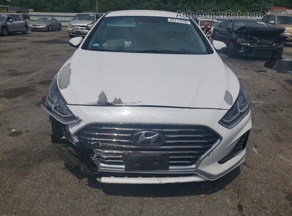 5NPE34AF7JH646194 2018 HYUNDAI SONATA White Widok z przodu