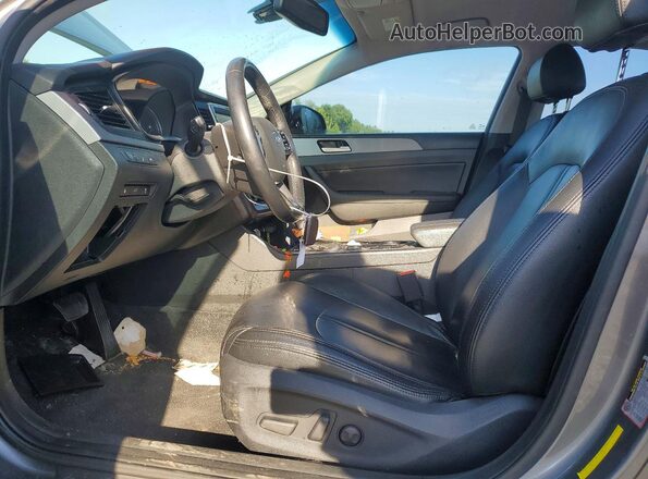 5NPE34AF7JH668471 2018 HYUNDAI SONATA Gray Սալոնի դիմացի տեսք