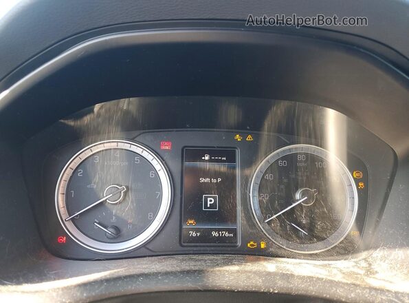 5NPE34AF7JH668471 2018 HYUNDAI SONATA Gray Սարքավորումների վահանակի տեսք