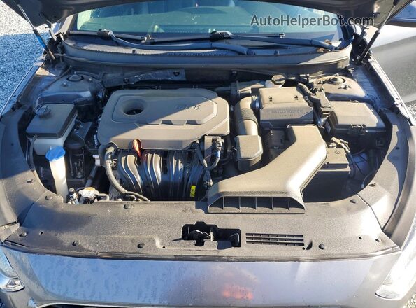 5NPE34AF7JH668471 2018 HYUNDAI SONATA Gray Սալոնի հետևի տեսք