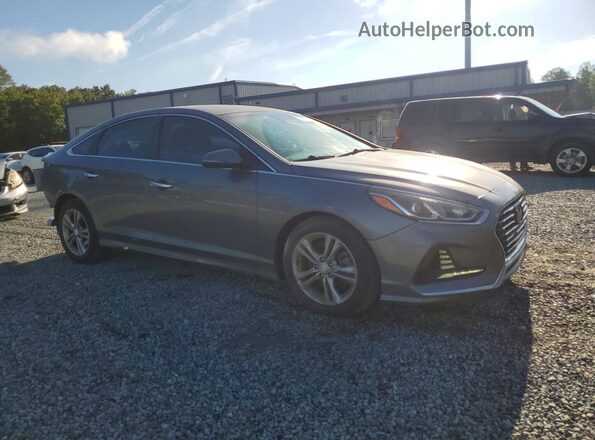 5NPE34AF7JH668471 2018 HYUNDAI SONATA Gray Առջևի աջ