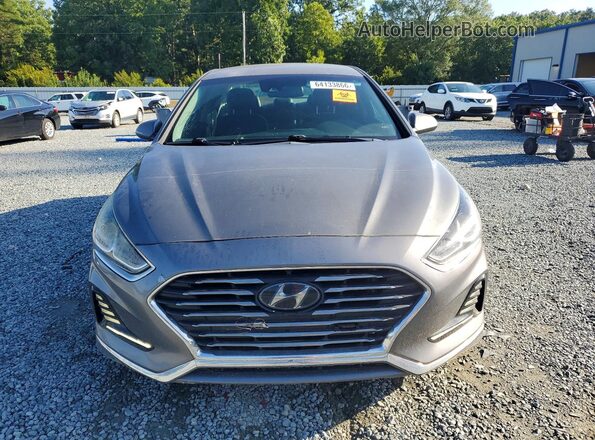 5NPE34AF7JH668471 2018 HYUNDAI SONATA Gray Դիմացի տեսք