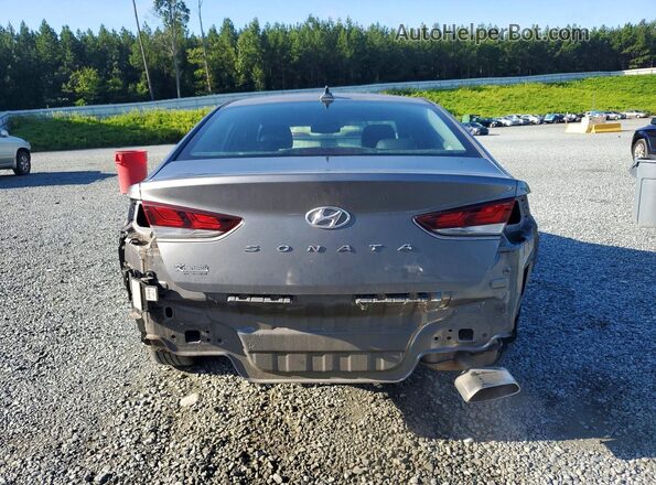 5NPE34AF7JH668471 2018 HYUNDAI SONATA Gray Հետևի տեսք