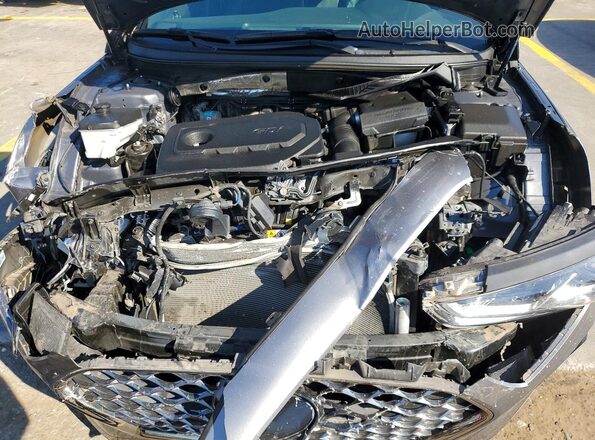 5NPE34AF7JH672827 2018 HYUNDAI SONATA Gray Vista interior trasera