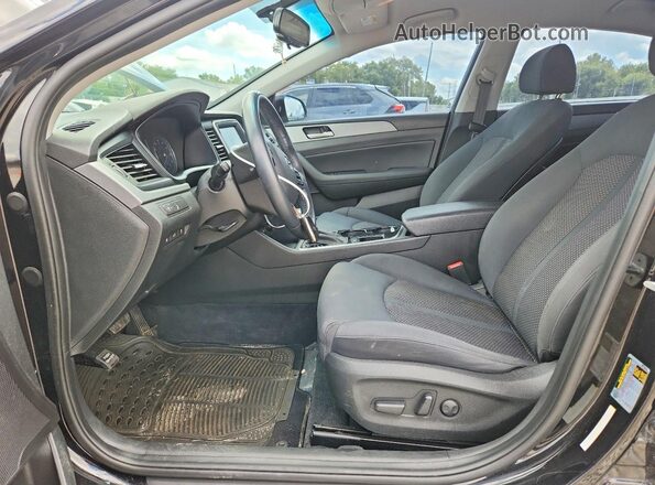5NPE34AF7JH680247 2018 HYUNDAI SONATA Black Սալոնի դիմացի տեսք