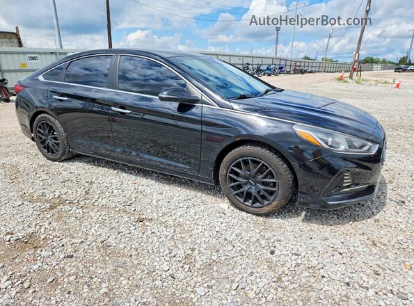 5NPE34AF7JH680247 2018 HYUNDAI SONATA Black Առջևի աջ