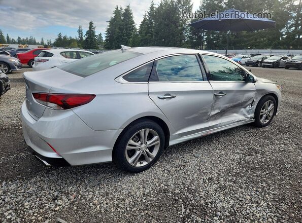 5NPE34AF7JH683424 2018 HYUNDAI SONATA Silver Задня права чверть