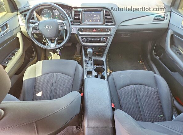 5NPE34AF7JH685027 2018 HYUNDAI SONATA Gray Vista del salpicadero