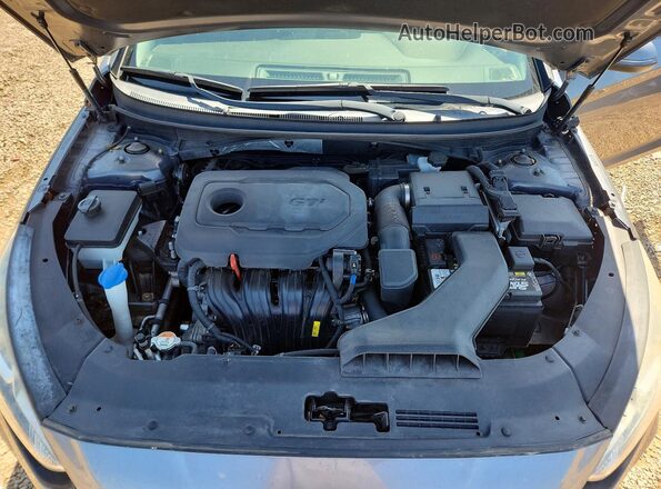5NPE34AF7JH685027 2018 HYUNDAI SONATA Gray Vista interior trasera