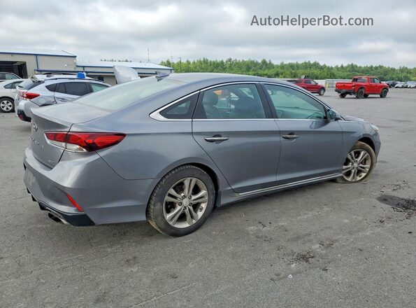 5NPE34AF7JH686503 2018 HYUNDAI SONATA Gray Հետևի աջ