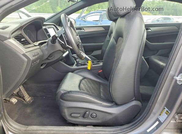 5NPE34AF7JH686503 2018 HYUNDAI SONATA Gray Սալոնի դիմացի տեսք