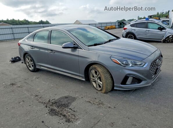 5NPE34AF7JH686503 2018 HYUNDAI SONATA Gray Առջևի աջ
