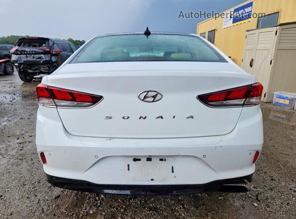 5NPE34AF7JH722786 2018 HYUNDAI SONATA Белый Вид сзади