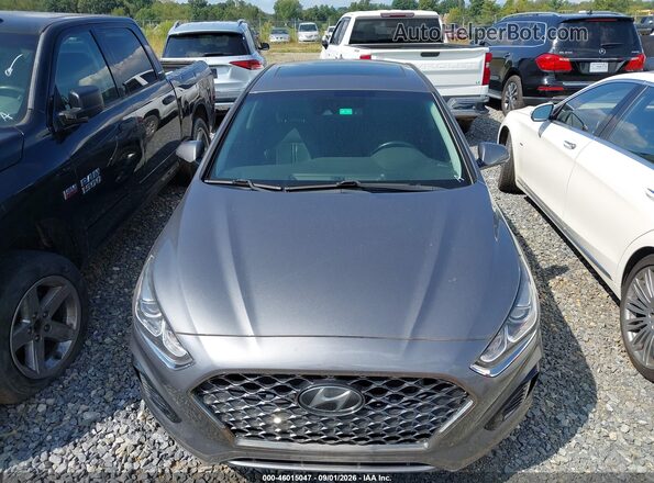 5NPE34AF7KH729545 2019 HYUNDAI SONATA Gray Вид спереду