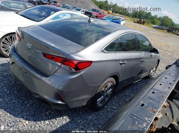 5NPE34AF7KH729545 2019 HYUNDAI SONATA Gray Задня права чверть