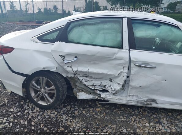 5NPE34AF7KH749326 2019 HYUNDAI SONATA White Դիմացի տեսք