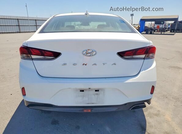 5NPE34AF7KH757653 2019 HYUNDAI SONATA White Widok z tyłu