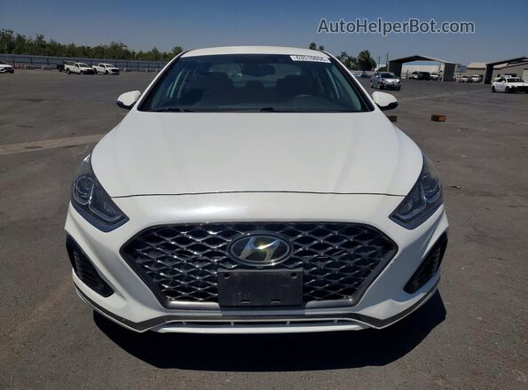 5NPE34AF7KH757653 2019 HYUNDAI SONATA White Widok z przodu