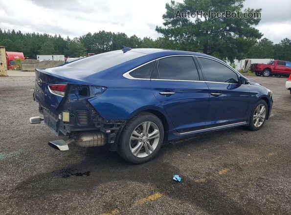 5NPE34AF7KH759791 2019 HYUNDAI SONATA Blue უკანა მარჯვენა